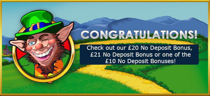 £20 Free No Deposit Casino Free Bets