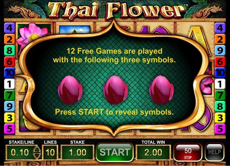 Thai Flower Slot Machine